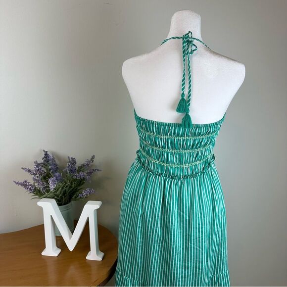 Steve Madden Tropical Splash Dress Vivid Green - Size Medium - Picture 2 of 7